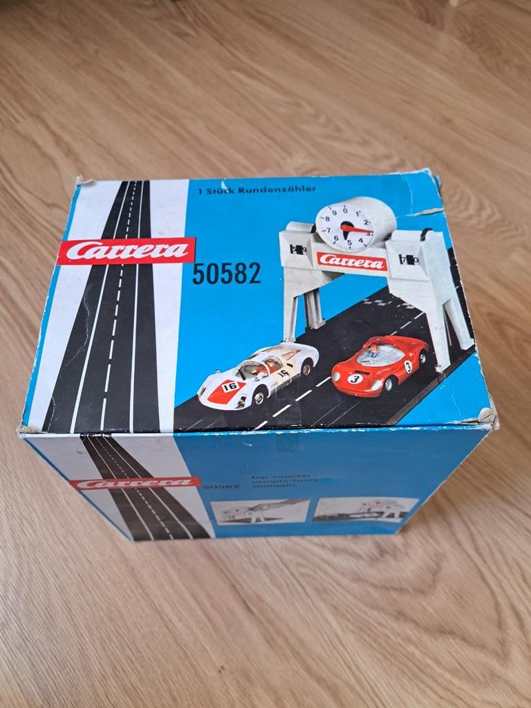 Carrera Universal 132 (1963-1985) 50582 toerenteller met klo, Kinderen en Baby's, Speelgoed | Racebanen, Zo goed als nieuw, Racebaan