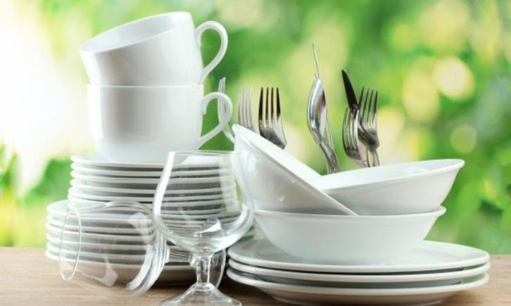 Vaisselle à louer - Prix imbattable, Huis en Inrichting, Keuken | Servies, Zo goed als nieuw, Compleet servies, Effen, Ophalen of Verzenden