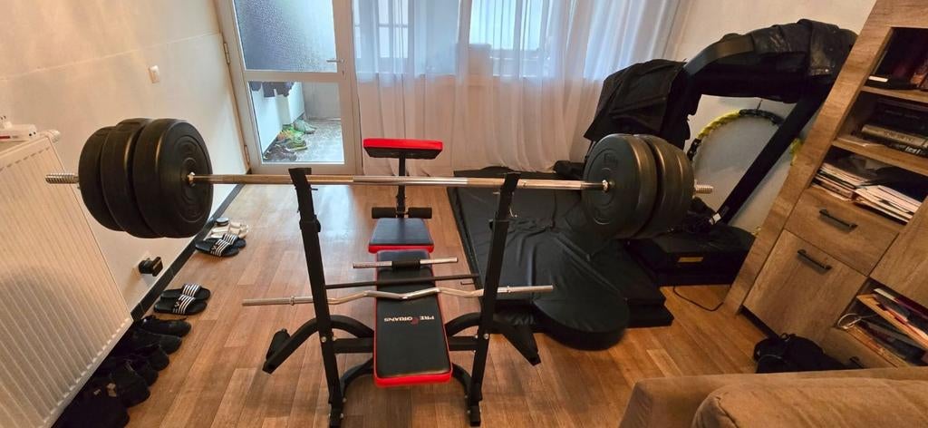 Verstelbare fitnessbank, Sport en Fitness, Ophalen, Benen