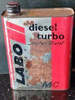 Vintage olieblik LABO Turbo Diesel, Ophalen of Verzenden, Gebruikt