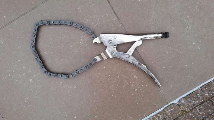 Kettingklemtang grip-on 181-10 nieuwstaat, Doe-het-zelf en Bouw, Gereedschap | Handgereedschap, Zo goed als nieuw, Ophalen of Verzenden