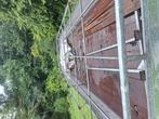 Structure en galvanisé avec bache 7m10 x 2m40, Doe-het-zelf en Bouw, Bouwketen en Schaftketen, Ophalen of Verzenden, Gebruikt