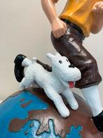 Grande statue de Tintin, Collections, Comme neuf, Tintin, Statue ou Figurine, Enlèvement ou Envoi