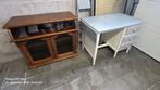 Computertaffel, tv kast en boxspring 80x200 gratis, Huis en Inrichting, Ophalen, Zo goed als nieuw