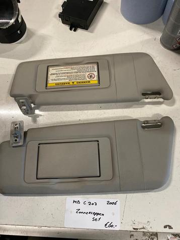 Mercedes C203  sw 2006 Zonnekleppen set beschikbaar voor biedingen