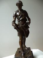 Em. L. PICAULT antieke brons 'La Science guidant l'Industrie, Antiek en Kunst, Ophalen