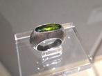 Nieuwe Dyrberg/Kern ring met groen kristal, Bijoux, Sacs & Beauté, Bagues, Vert, Avec cristal, Envoi, Neuf