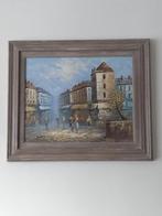 Tableau peinture impressionniste signé Burnett, Antiquités & Art, Enlèvement ou Envoi