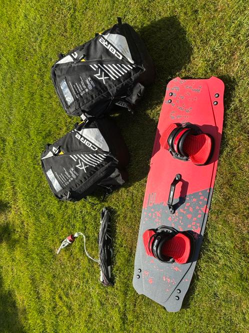 Te koop: complete kitesurfset, Watersport en Boten, Kitesurfen, Gebruikt, Kitesurf-set, Ophalen