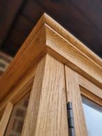 Eiken buffetkast/vitrinekast flamant, Huis en Inrichting, Ophalen of Verzenden, Zo goed als nieuw