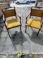 2 retro vintage stoelen, Ophalen, Gebruikt