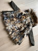 Parka met pels shine n’ dance italy, Enlèvement ou Envoi, Comme neuf, Taille 36 (S), Vert