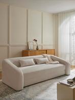WESTWING Slaapbank Eliot 3-zits (sofa converteerbare bank), 100 tot 125 cm, Modern, Rechte bank, Stof