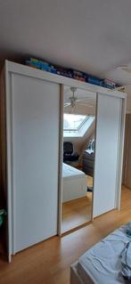 Ruime slaapkamerkast met spiegel, Huis en Inrichting, Kasten | Kleerkasten, Ophalen, Gebruikt