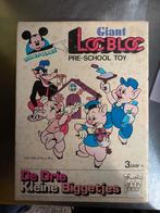 Giant LocBloc Disney | De drie biggetjes, Antiek en Kunst, Antiek | Speelgoed, Ophalen of Verzenden
