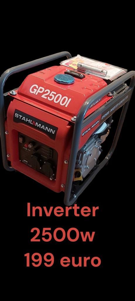 ECHTE GENERATOR INVERTER  VIERTAKT 2500W, Doe-het-zelf en Bouw, Aggregaten, Nieuw, Ophalen of Verzenden