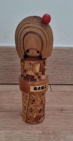 Hakone Yosegi Zaiku Kokeshi Tandenstoker houder, Verzenden