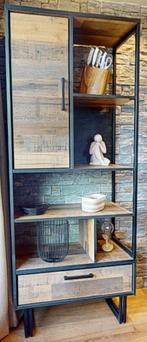 A vendre Bibliothèque H&H, Maison & Meubles, Armoires | Bibliothèques, Métal, 25 à 50 cm, Moderne (teinte driftwood), Avec tablette(s)