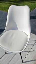 Mooie witte stoelen 6 stuks, Vijf, Zes of meer stoelen, Kunststof, Wit, Zo goed als nieuw