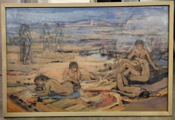 Georges WILMAERS, Rêve sur une plage bretonne beschikbaar voor biedingen