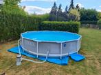 Intex Metal Frame Opzetzwembad - Ø 366 cm x 76 cm, Tuin en Terras, Ophalen, Gebruikt, Opzetzwembad