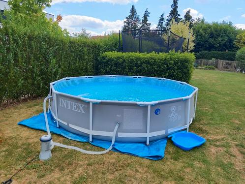 Intex Metal Frame Opzetzwembad - Ø 366 cm x 76 cm, Tuin en Terras, Zwembaden, Gebruikt, Opzetzwembad, Ophalen