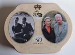 Koekjesdoos Huwelijksjubileum, Ophalen of Verzenden, Gebruikt, Overige typen