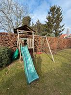 Houtebn speeltoestel met schommel, Kinderen en Baby's, Ophalen, Gebruikt, Schommel