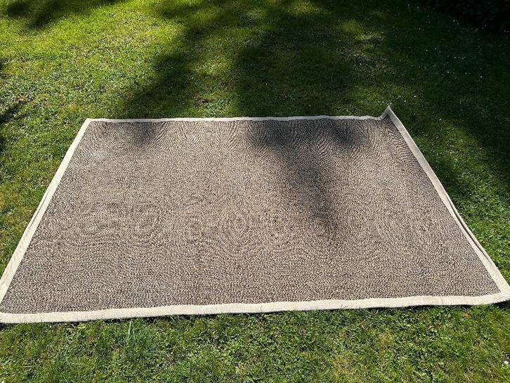 tapijt, vloerbekleding in-outdoor gevlochten jute 2m x 3m, Huis en Inrichting, Stoffering | Tapijten en Vloerkleden, Gebruikt