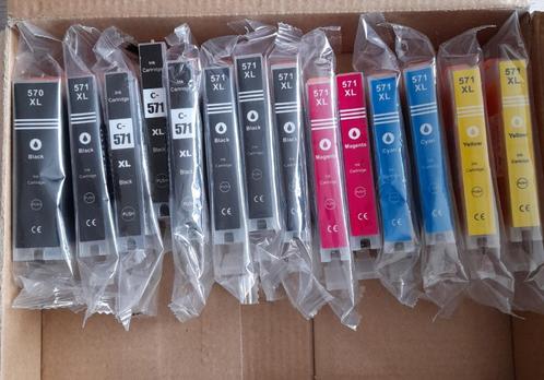 Lot de 34 cartouches PCI 570 / CLI 571, Computers en Software, Printerbenodigdheden, Nieuw, Toner, Ophalen of Verzenden