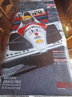 Prachtige grote poster F1 Ayrton Senna Marlboro 1m74 x 1m18, Ophalen of Verzenden, Gebruikt