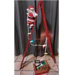 vintage kerstman klimt op de ladder, Diversen, Ophalen of Verzenden, Gebruikt