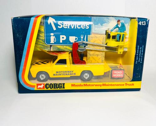 Corgi Toys Mazda Motorway Maintenance Truck, Hobby & Loisirs créatifs, Voitures miniatures | 1:43, Neuf, Bus ou Camion, Corgi