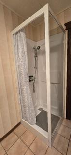 Douche hoek 80x80 cm met thermostatische kraan, Doe-het-zelf en Bouw, Sanitair, Ophalen of Verzenden, Zo goed als nieuw, Douche