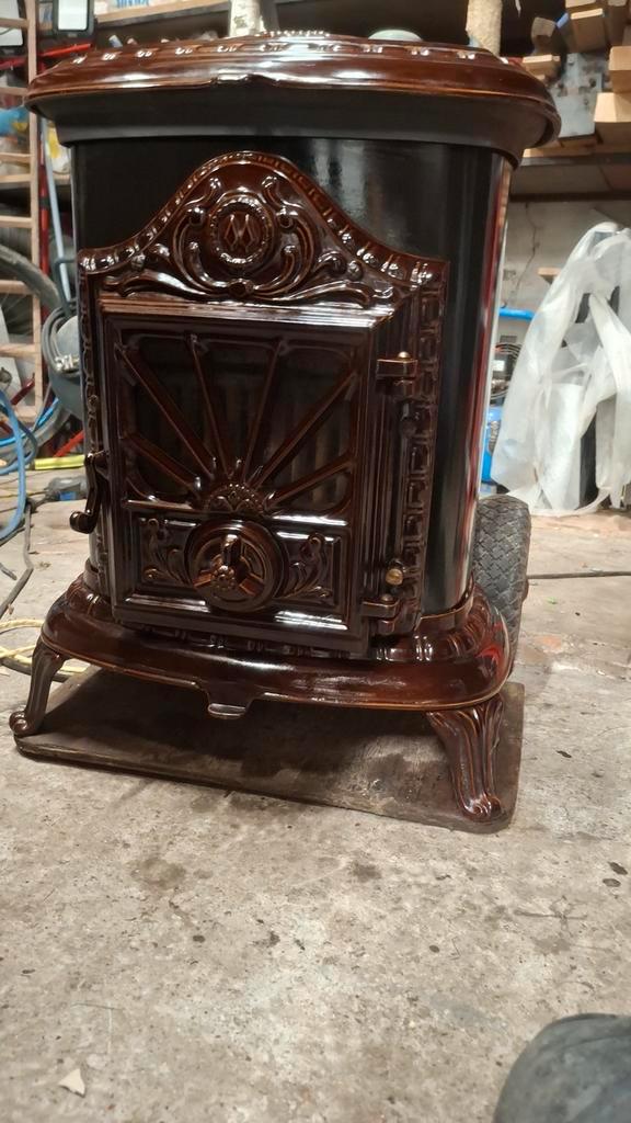 Joli poêle à bois/charbon franco-belge, Maison & Meubles, Poêles, Bois, Enlèvement