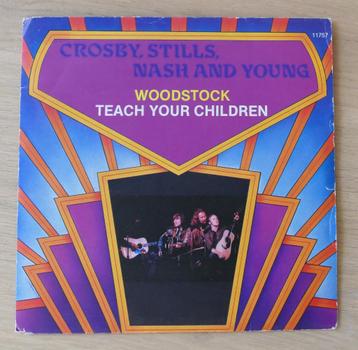 7"  Crosby, Stills, Nash & Young ‎– Woodstock 