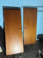 Houten binnendeuren, Doe-het-zelf en Bouw, Deuren en Vliegenramen, Ophalen, Gebruikt, Minder dan 80 cm, Binnendeur