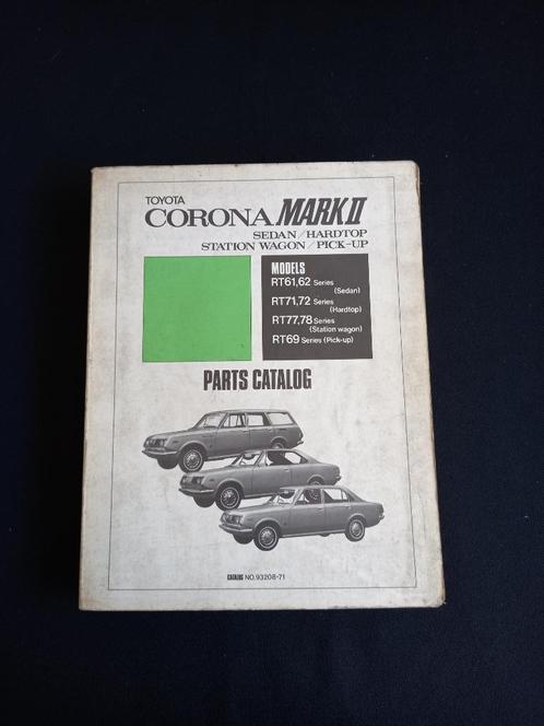 Manuel de pièces Toyota Corona (93208-71), Autos : Divers, Modes d'emploi & Notices d'utilisation, Enlèvement ou Envoi
