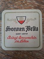 Oud bierviltje Sonnen Brau brouwerij 't Hamerken Brugge, Verzamelen, Ophalen of Verzenden, Zo goed als nieuw
