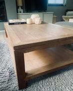 Salontafel 140x80x44cm, Huis en Inrichting, Tafels | Salontafels, Ophalen, Gebruikt, 100 tot 150 cm, Teakhout