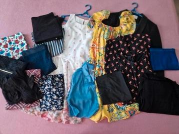 Pakket meisjes zomer kleding 17 stuks  beschikbaar voor biedingen