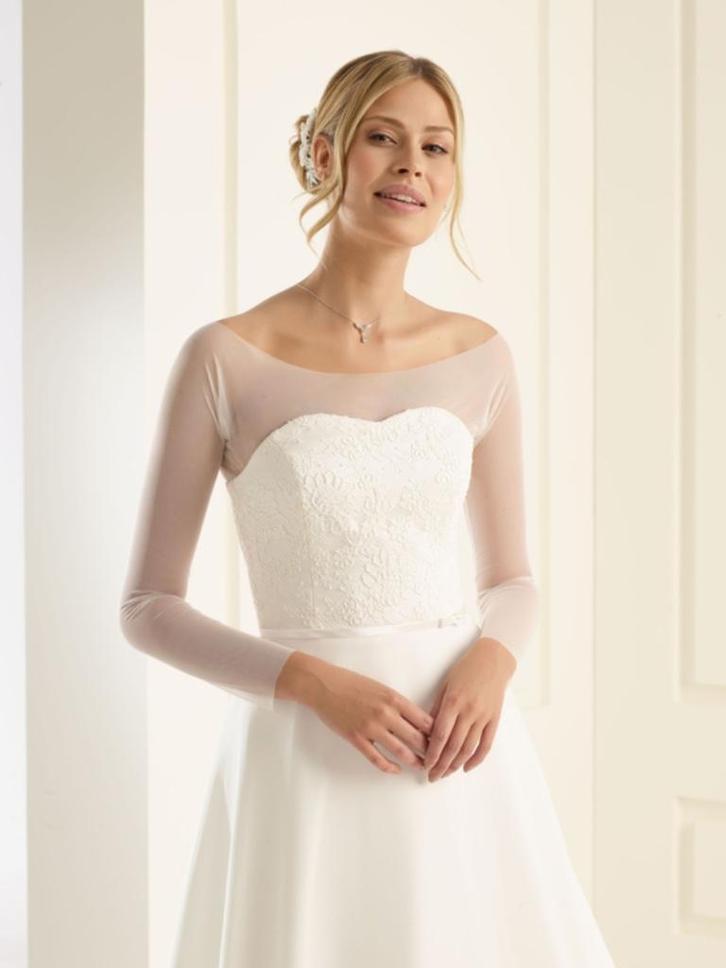 Bianco Evento E220 body top maat 40, 42, 44, Kleding | Dames, Trouwkleding en Trouwaccessoires, Nieuw, Accessoires, Wit, Ophalen of Verzenden