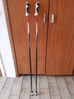 Skistokken (125cm) Leki met kliksysteem, Autres marques, Comme neuf, Enlèvement, Ski