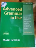 Grammaire avancée en usage - Martin Hewings - Livre + CD, Livres, Comme neuf, Non-fiction, Martin Hewings, Enlèvement ou Envoi
