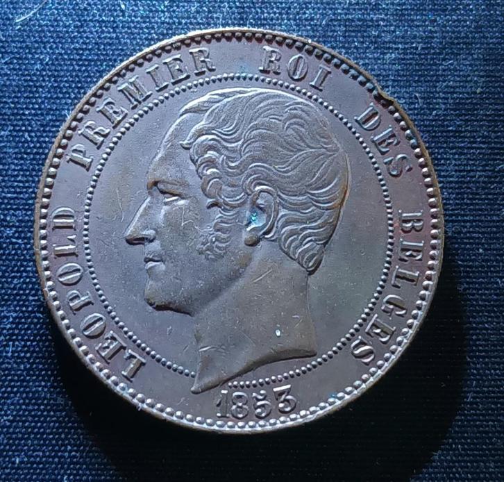 Medaille moduul van 10 cent 1853 (klein) Leopold I, Postzegels en Munten, Munten | België, Losse munt, Overig, Verzenden