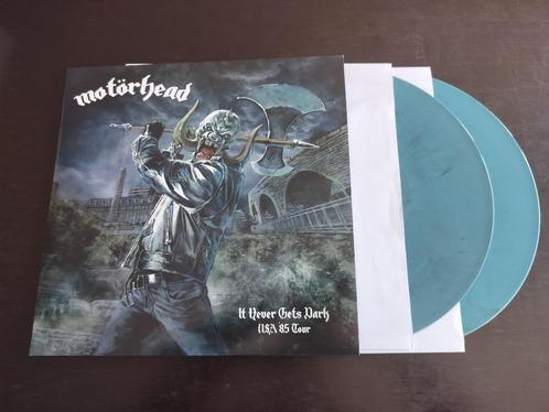 MOTORHEAD - IT NEVER GETS DARK usa '85 tour - 2 lp color vin, Cd's en Dvd's, Vinyl | Hardrock en Metal, Ophalen of Verzenden