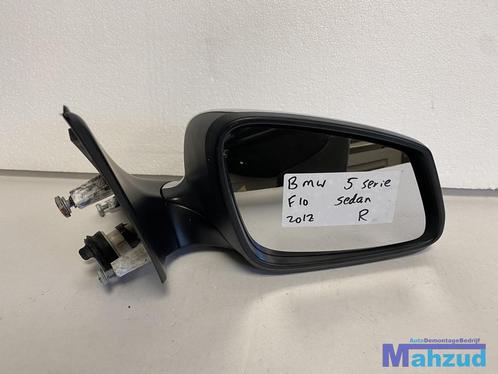 BMW F10 F11 5 SERIE Rechts grijs spiegel right grey mirror, Auto-onderdelen, Spiegels, BMW, Gebruikt