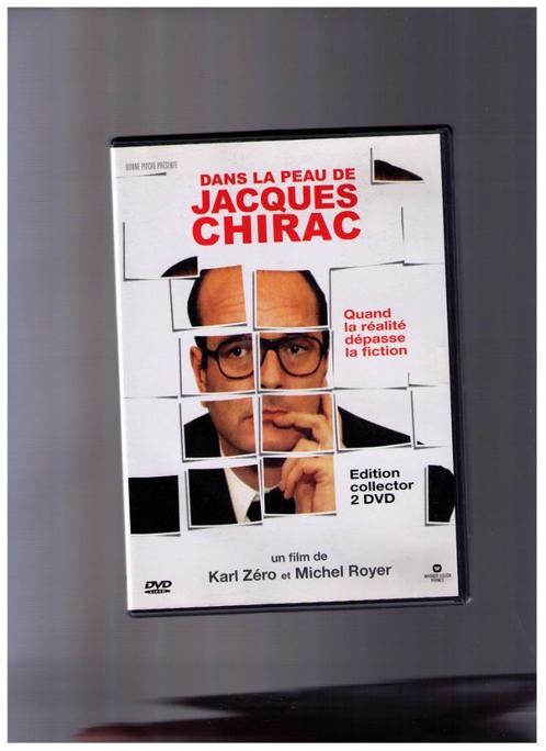2 DVD's - Dans la peau de Jacques Chirac - Edition Collector, Cd's en Dvd's, Dvd's | Documentaire en Educatief, Zo goed als nieuw