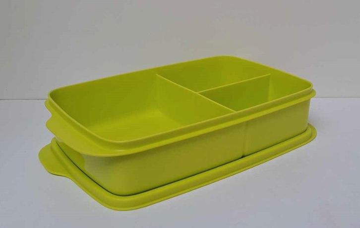 Tupperware™ « Lunchbox Compartimentée » vert, Maison & Meubles, Cuisine| Tupperware, Neuf, Boîte, Bleu, Vert, Orange, Envoi