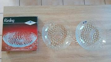 Glazen fruitmand  beschikbaar voor biedingen